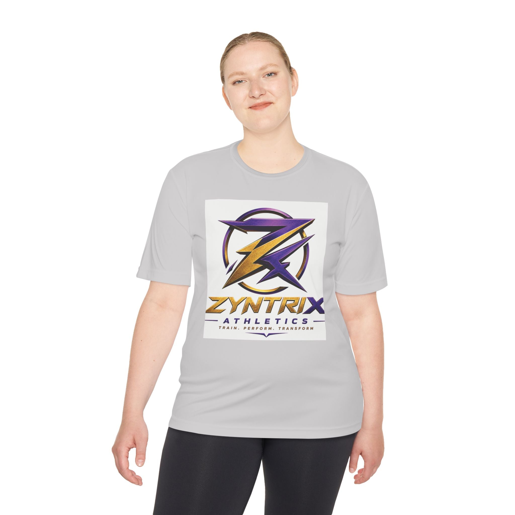 Zyntrix Gaming Logo Tee | Train Perform Transform Athletic Shirt