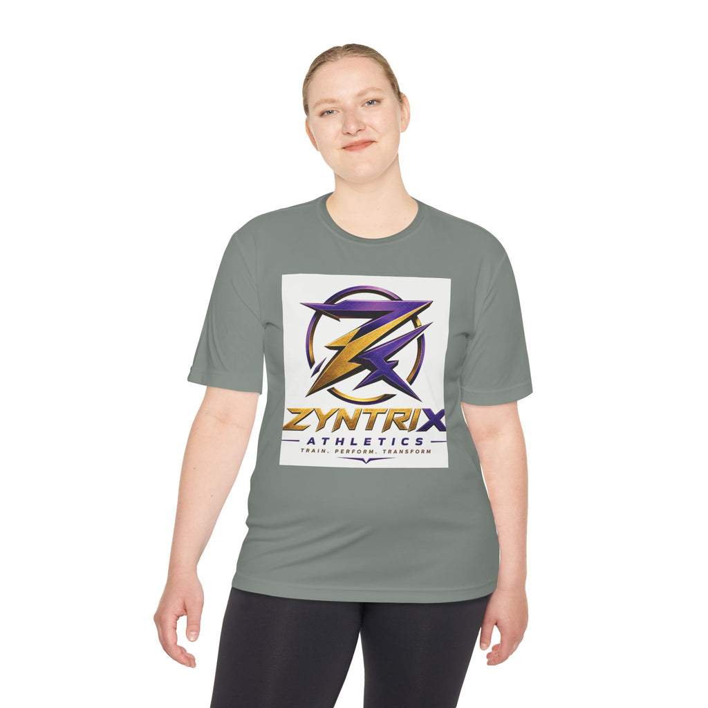 Zyntrix Gaming Logo Tee | Train Perform Transform Athletic Shirt