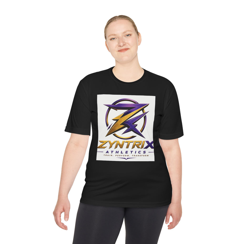Zyntrix Gaming Logo Tee | Train Perform Transform Athletic Shirt