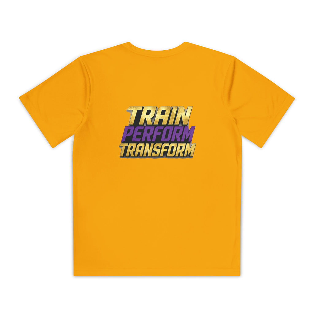 Youth Competitor Tee — Zyntrix Athletics Logo Tee (Train • Perform • Transform)
