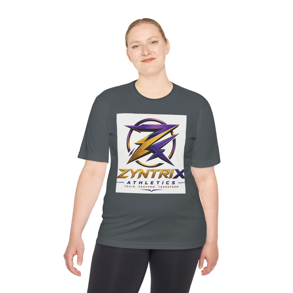 Zyntrix Gaming Logo Tee | Train Perform Transform Athletic Shirt