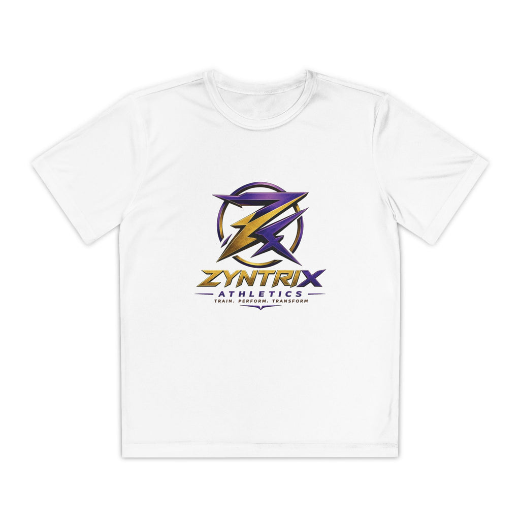 Youth Competitor Tee — Zyntrix Athletics Logo Tee (Train • Perform • Transform)