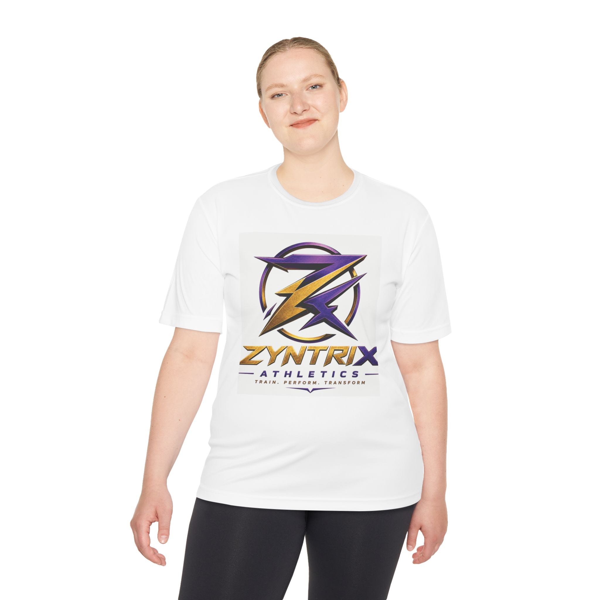 Zyntrix Gaming Logo Tee | Train Perform Transform Athletic Shirt