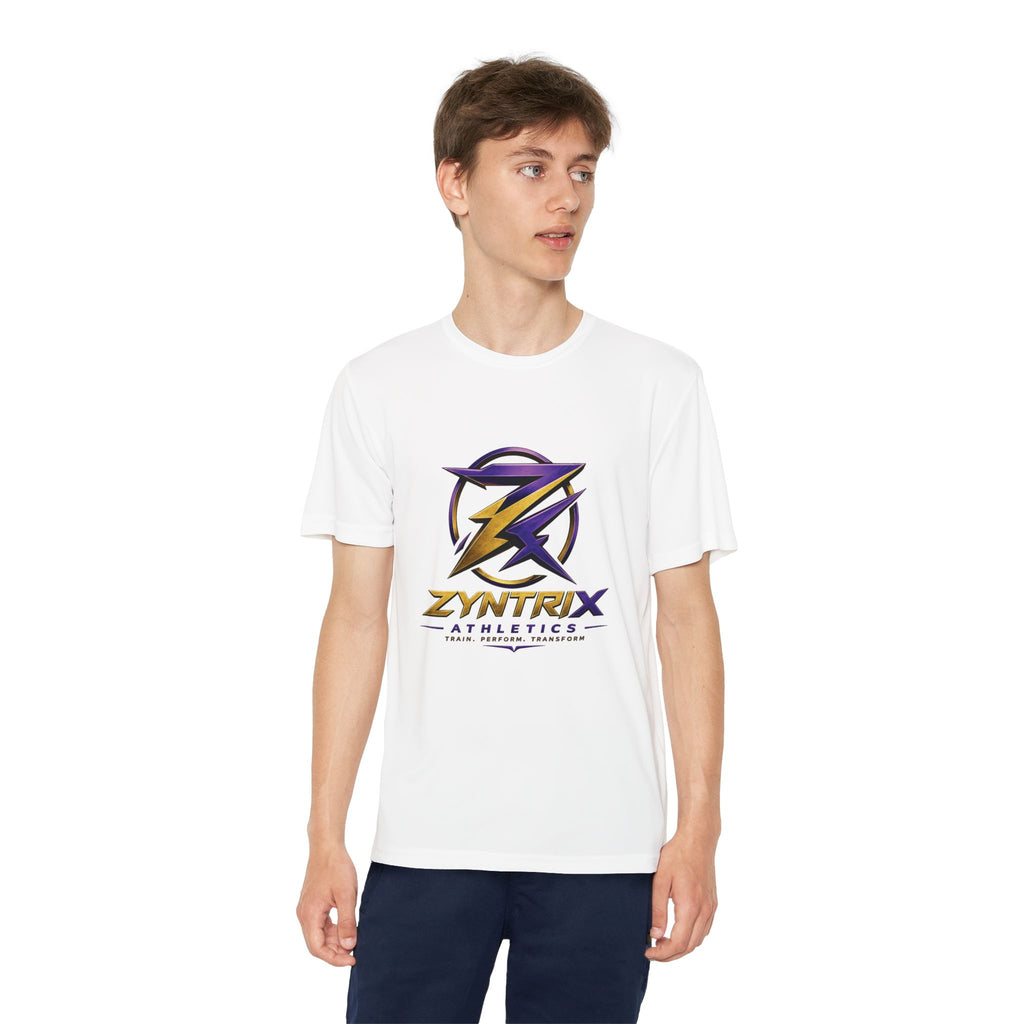 Youth Competitor Tee — Zyntrix Athletics Logo Tee (Train • Perform • Transform)